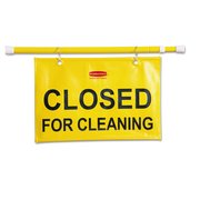 Rubbermaid Commercial Site Safety Hanging Sign, 50w x 1d x 13h, Yellow FG9S1500YEL